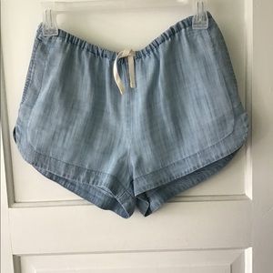 TNA Denim Drawstring Shorts